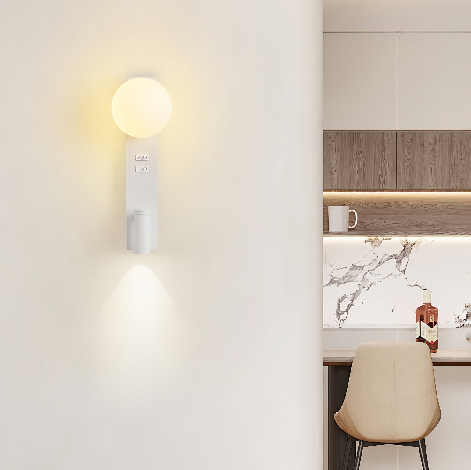 Glos Slim wall lamp - Letslighting