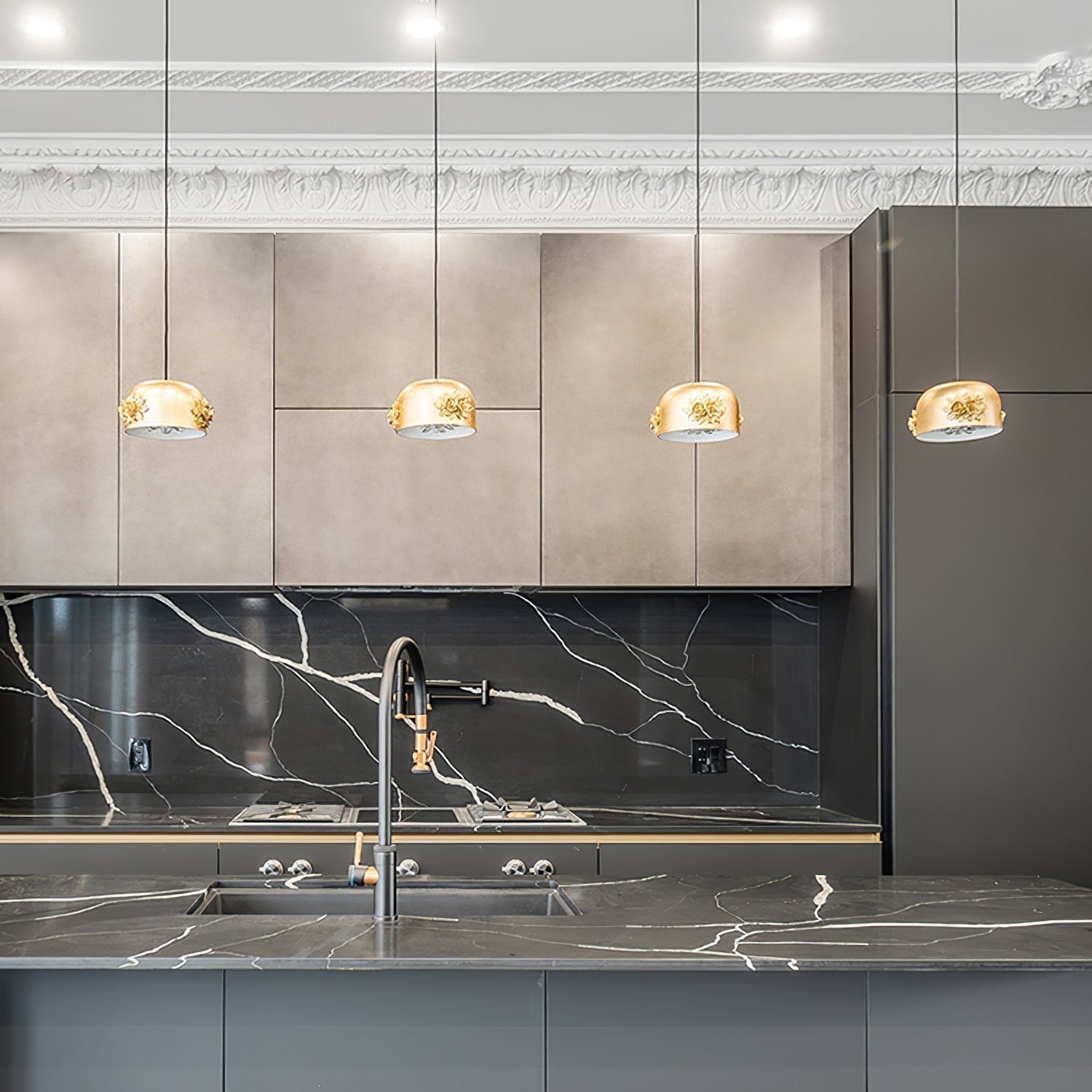 Gold Tuzzi Pendant Light - Letslighting