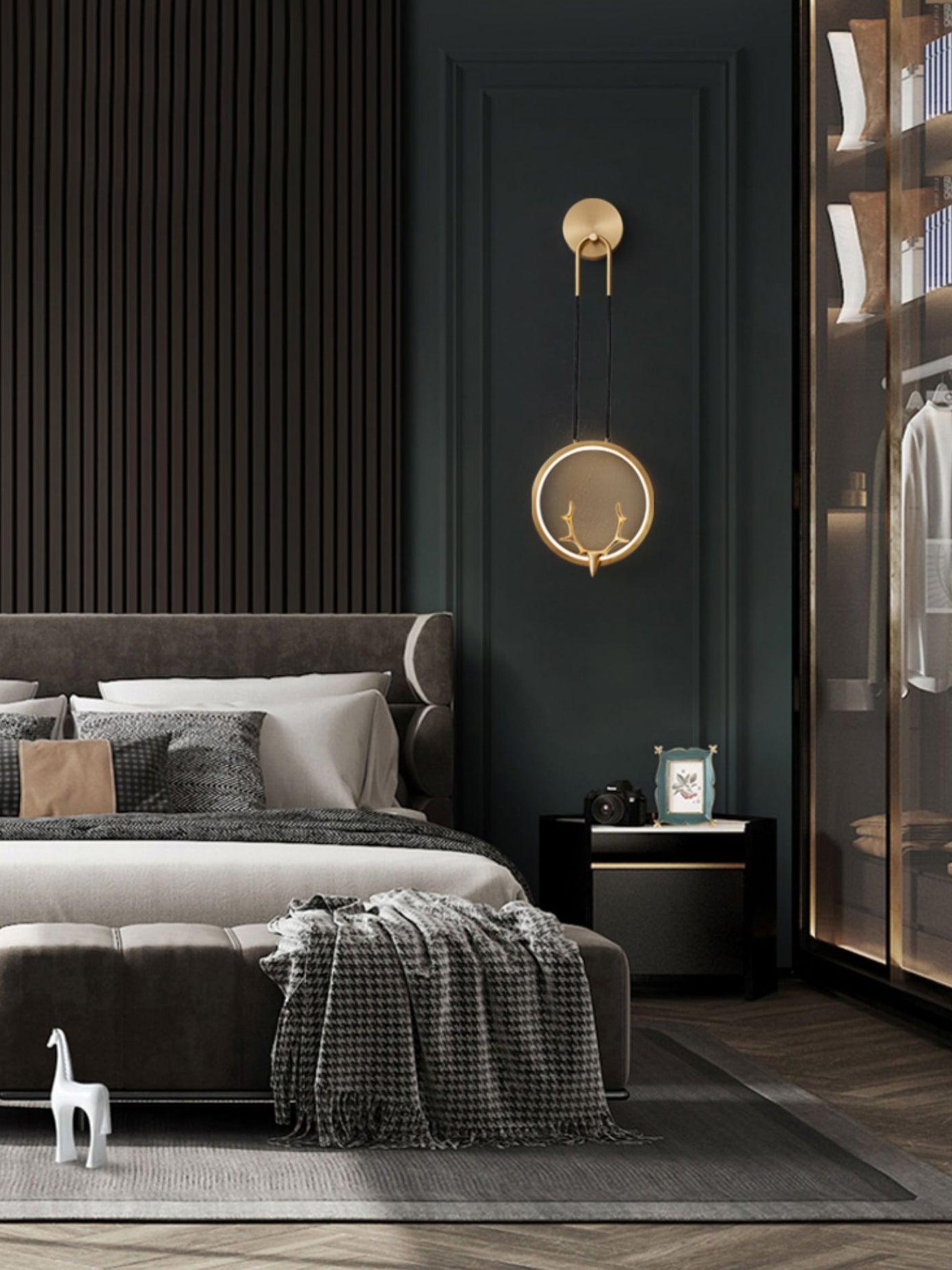 Golden Antler Wall Light - Letslighting