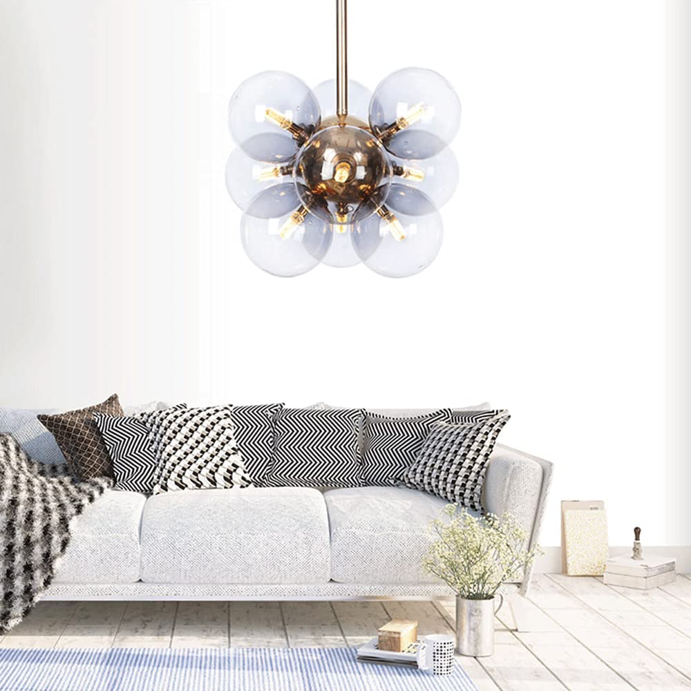 Valentina Minimalista Esférico Lámpara Colgante Metal/Vidrio Dormitorio