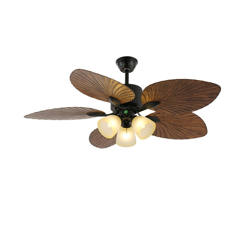 Ventilador de Techo Tropical Virel de Madera con Luz