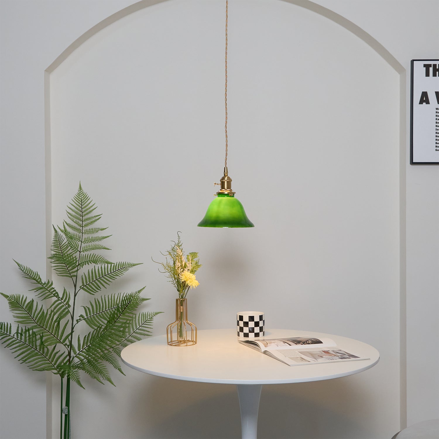 Green Bell Pendant Light - Letslighting