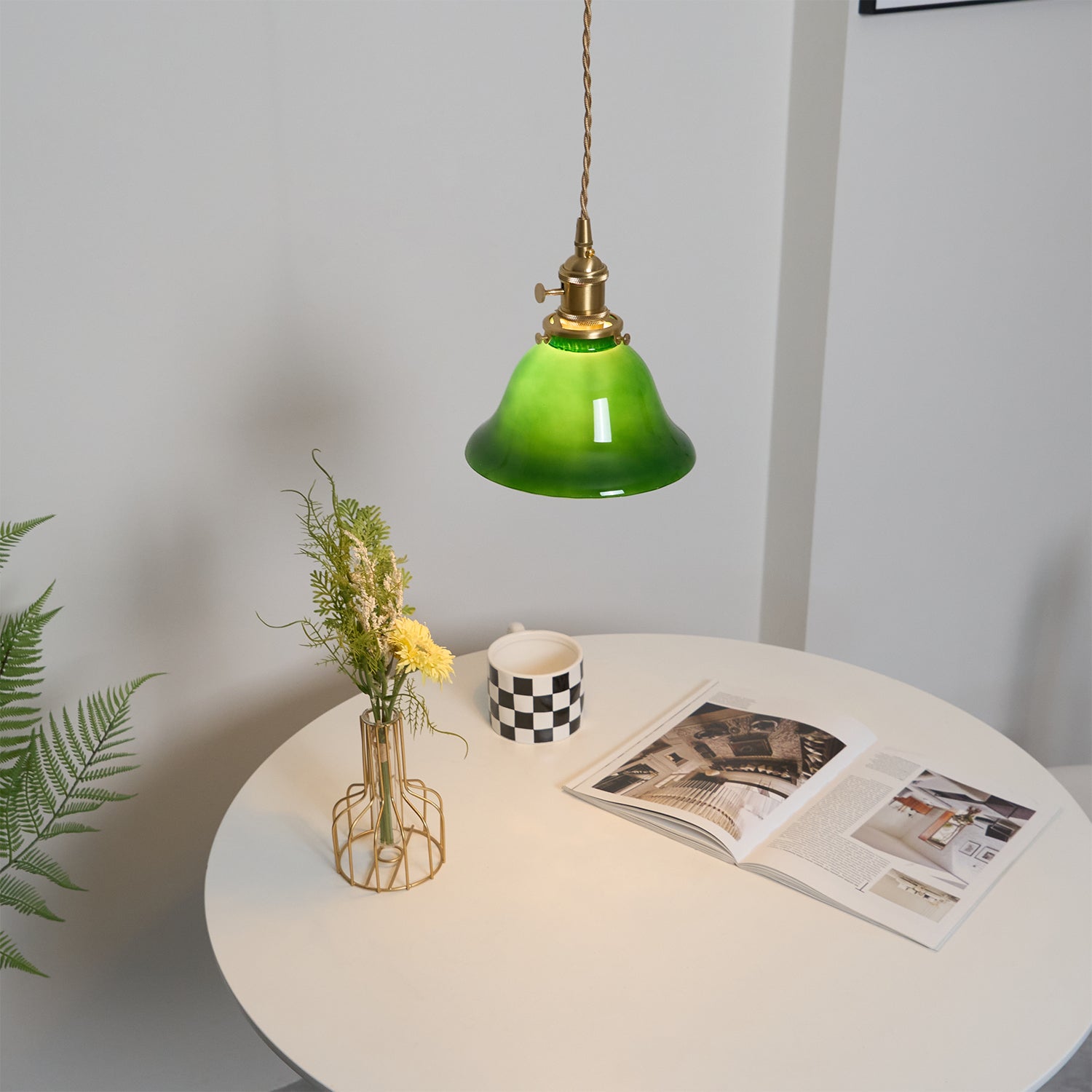 Green Bell Pendant Light - Letslighting