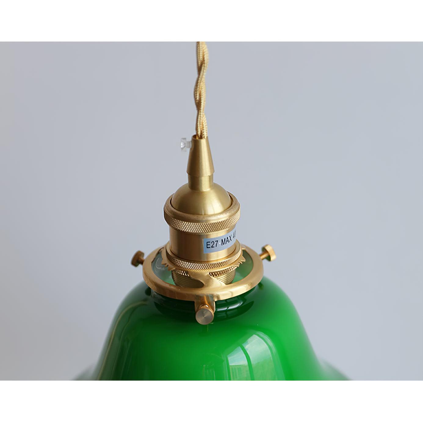 Green Bell Pendant Light - Letslighting