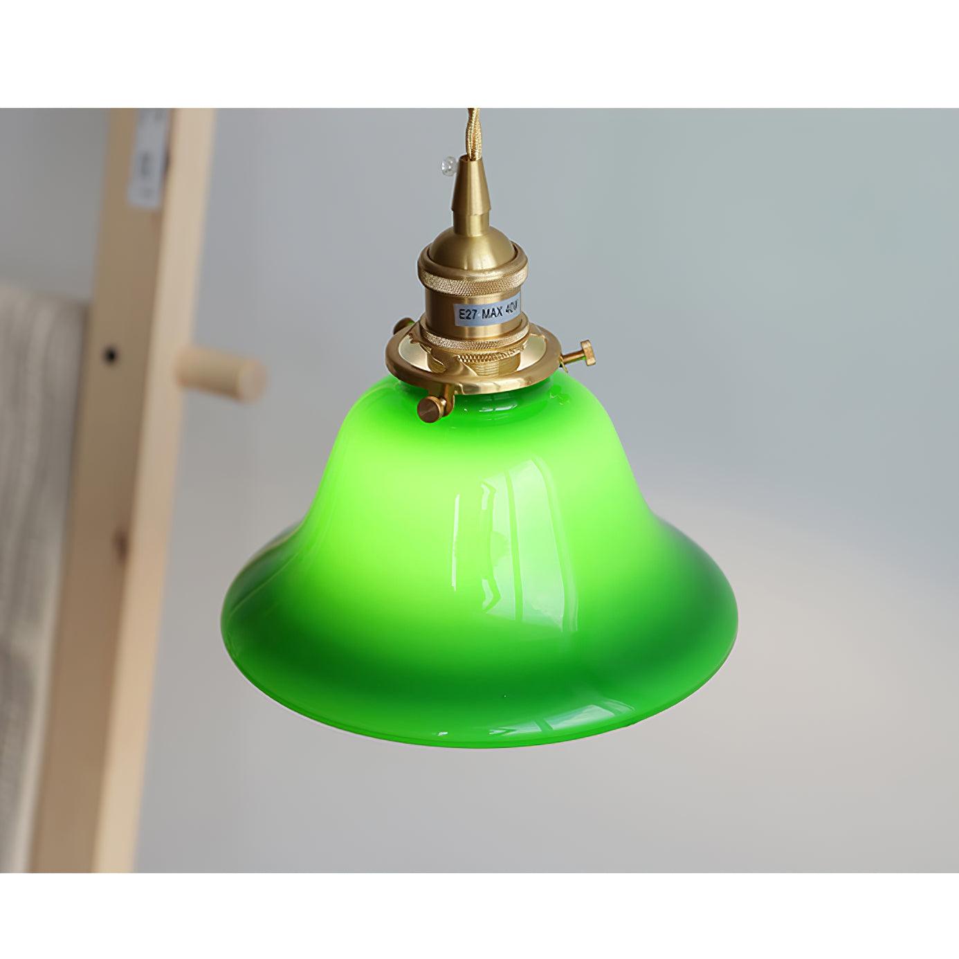 Green Bell Pendant Light - Letslighting