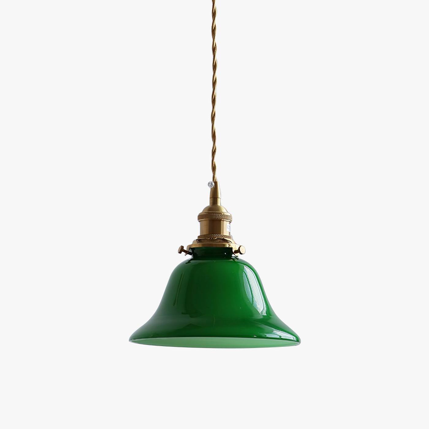 Green Bell Pendant Light - Letslighting