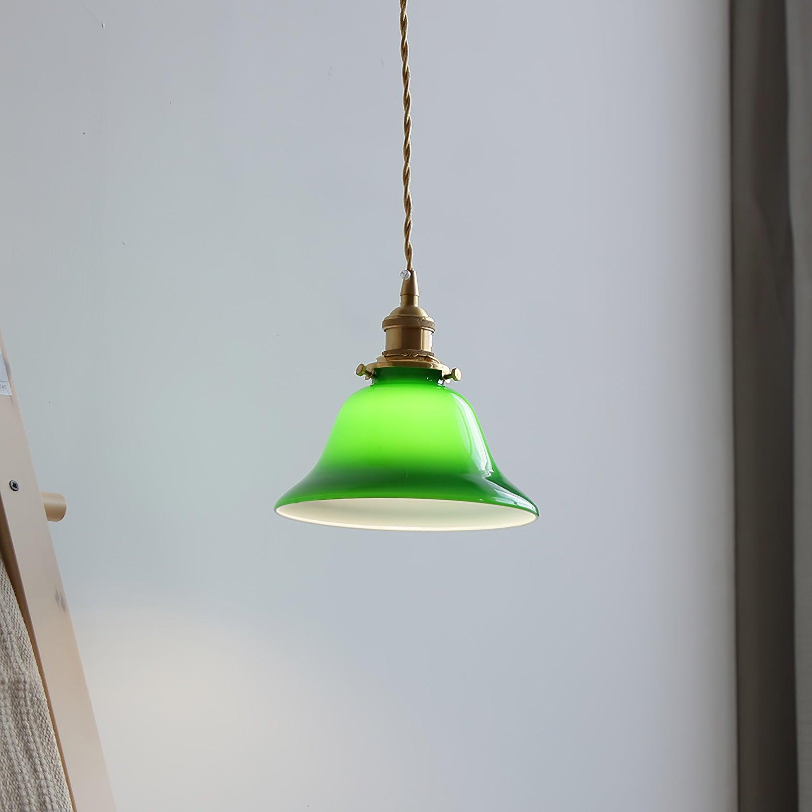 Green Bell Pendant Light - Letslighting