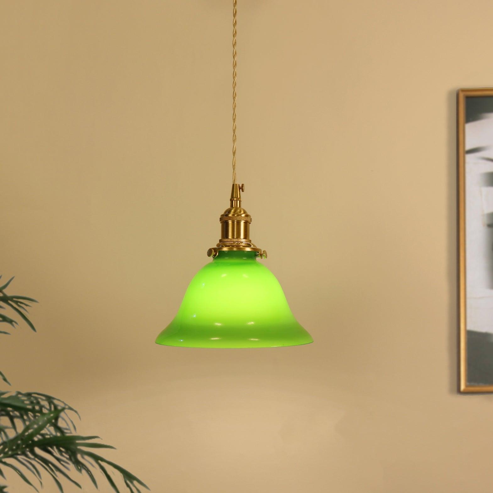 Green Bell Pendant Light - Letslighting