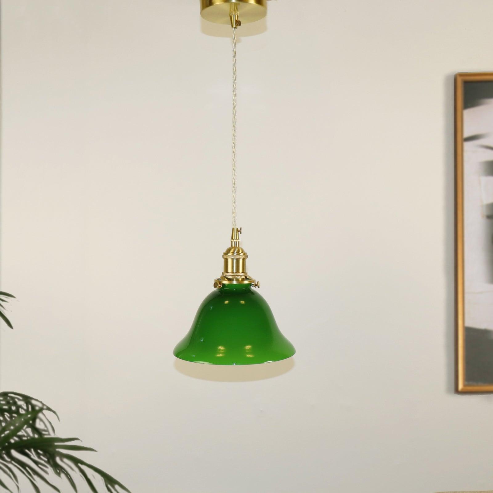 Green Bell Pendant Light - Letslighting