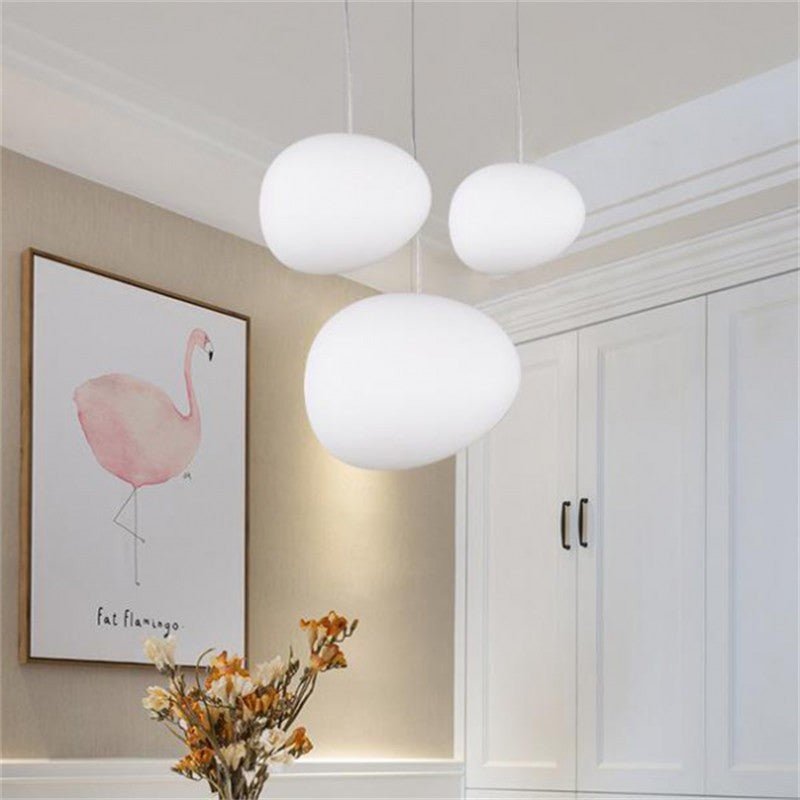 Gregg Stone Shape Glass Pendant Light - Letslighting