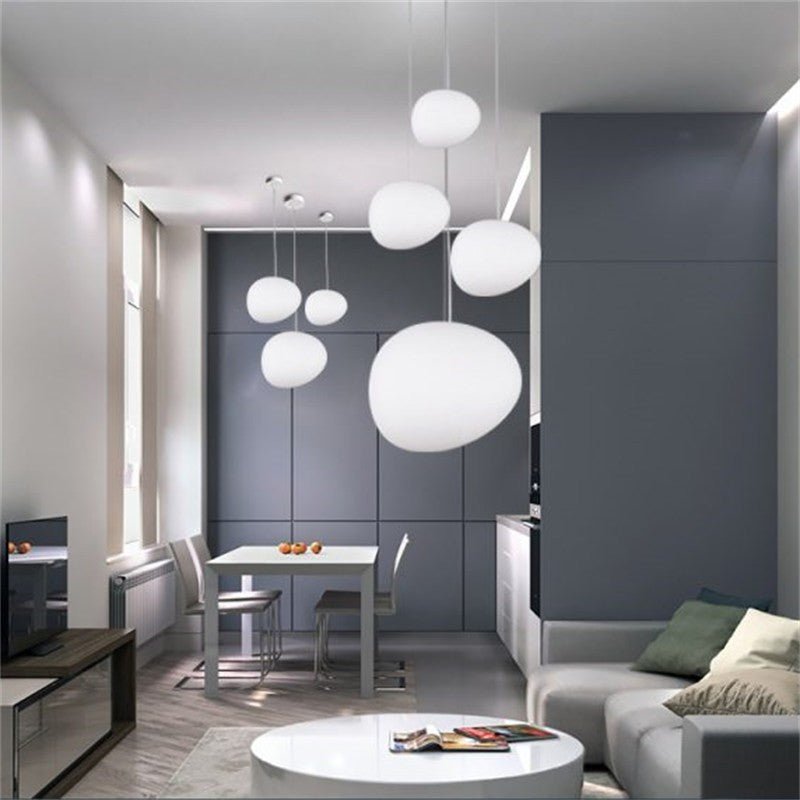 Gregg Stone Shape Glass Pendant Light - Letslighting