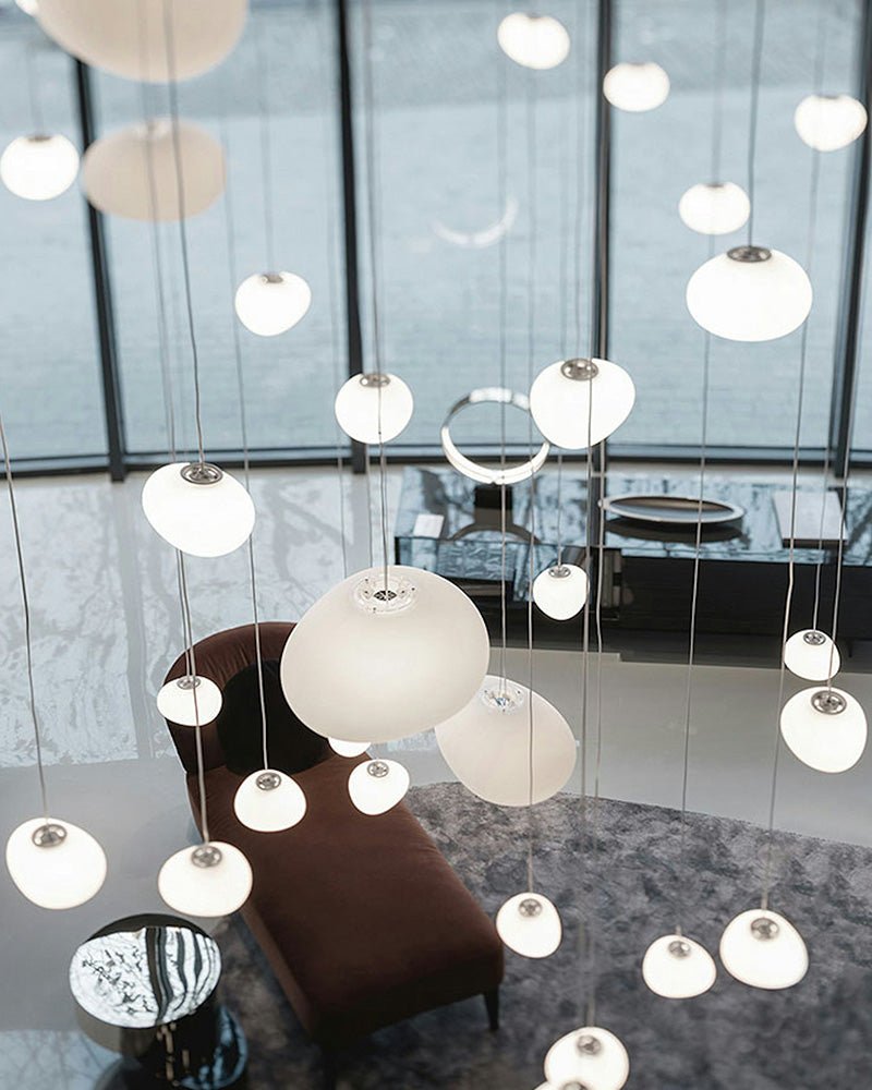 Gregg Stone Shape Glass Pendant Light - Letslighting