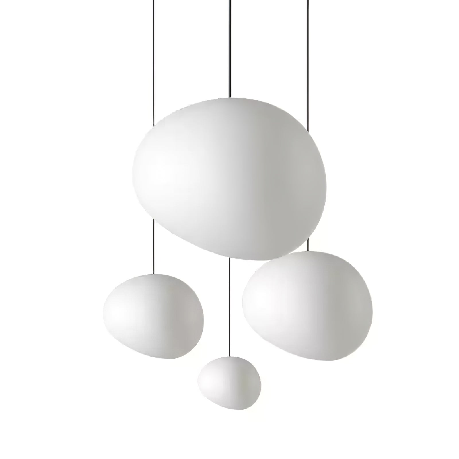 Gregg Stone Shape Glass Pendant Light - Letslighting