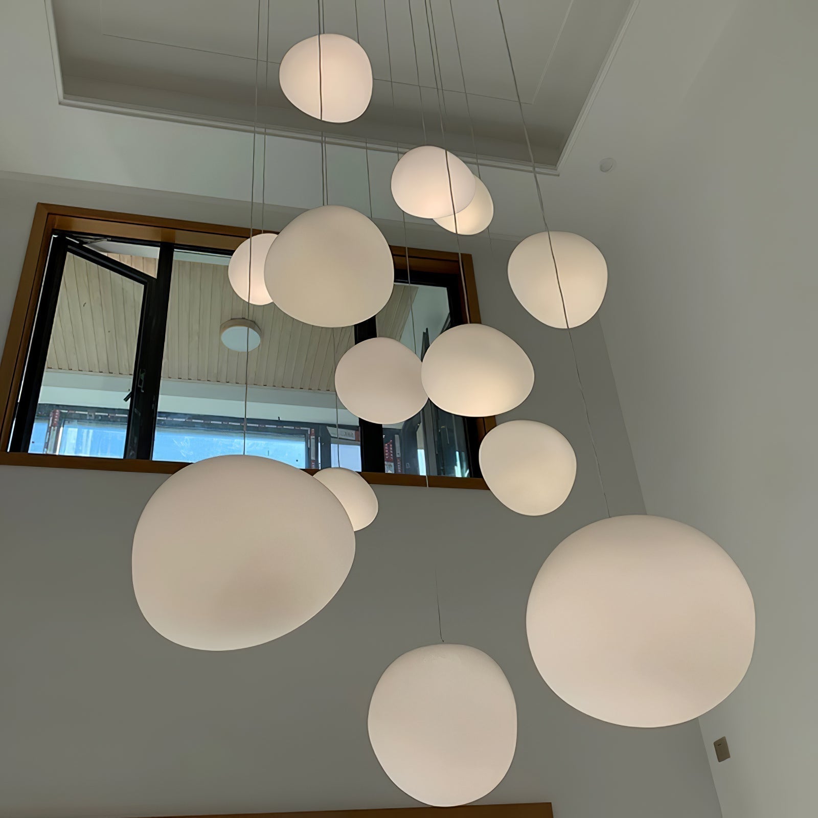 Gregg Stone Shape Glass Pendant Light - Letslighting