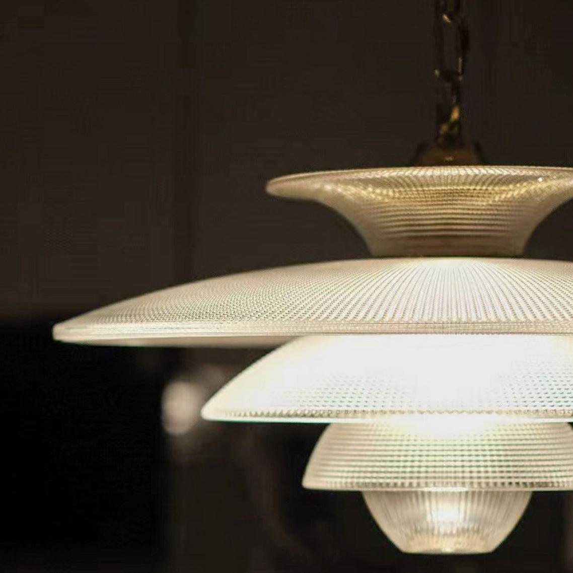 Grid Glass Pendant Light - Letslighting