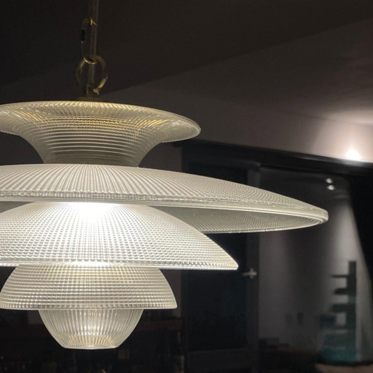 Grid Glass Pendant Light - Letslighting