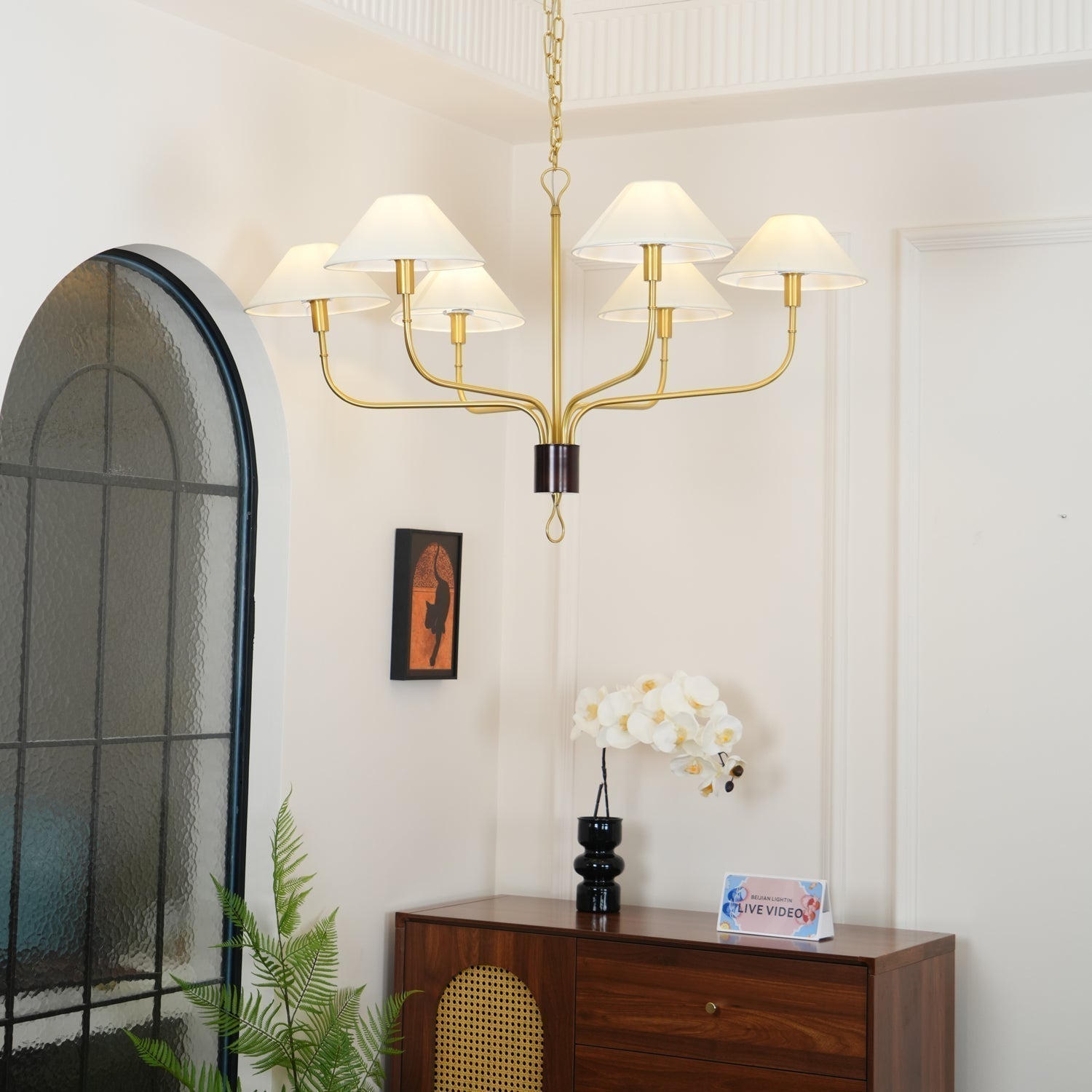 Regal Classic Brass Tail Chandelier - Letslighting