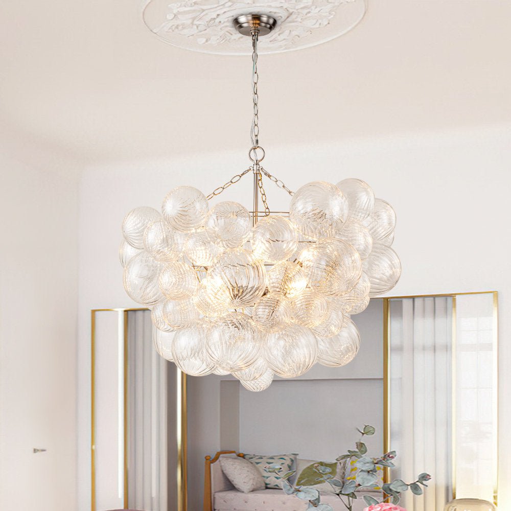 Aurora Chandelier Glass Ball Bubble Modern - Letslighting