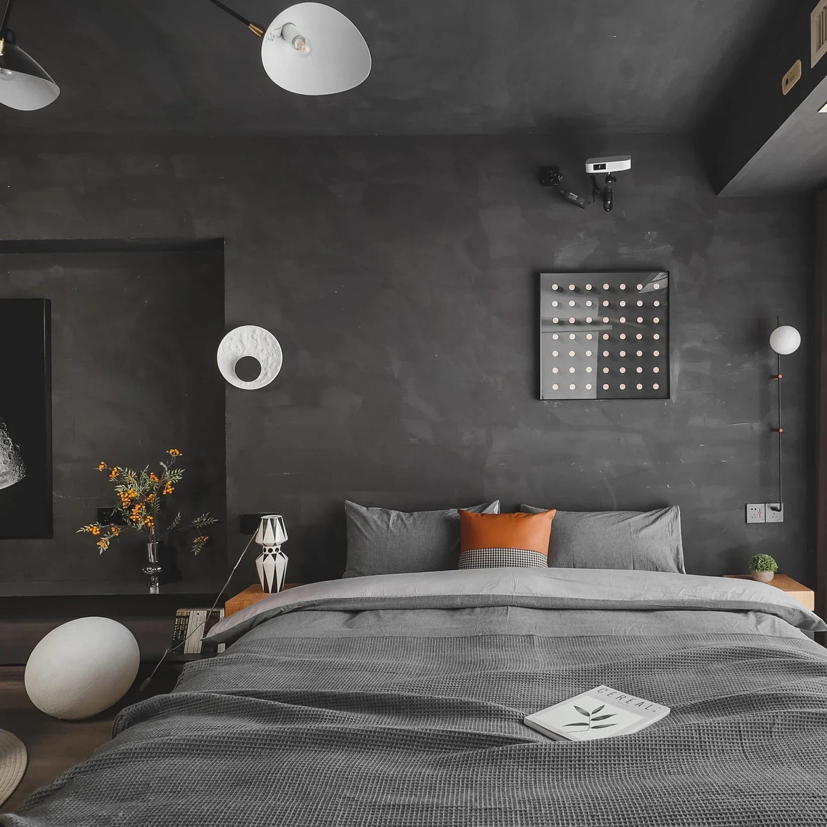 Byers Wall Lamp Round Resin