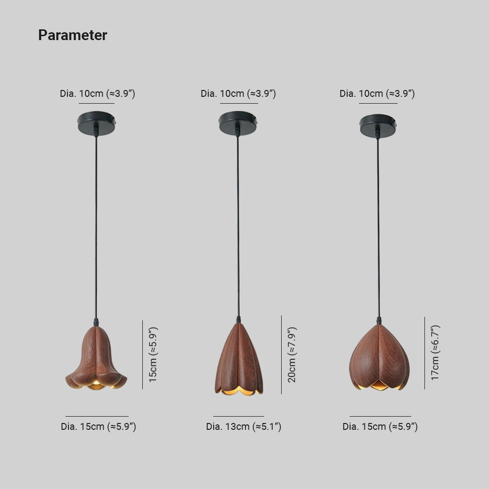 Ritta Vintage Flor LED Lámpara Colgante Metal/Resina Comedor