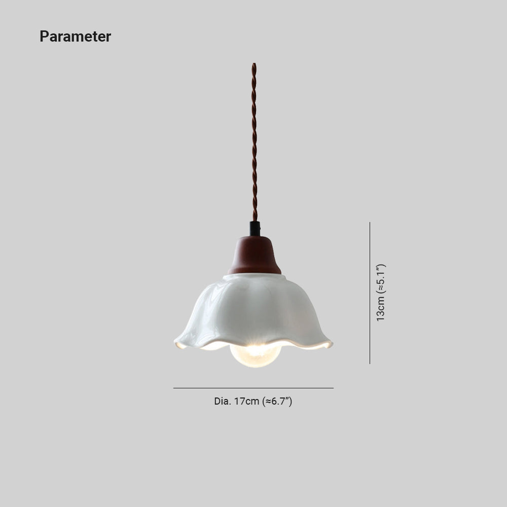 Silva Vintage Flor LED Lámpara Colgante Comedor