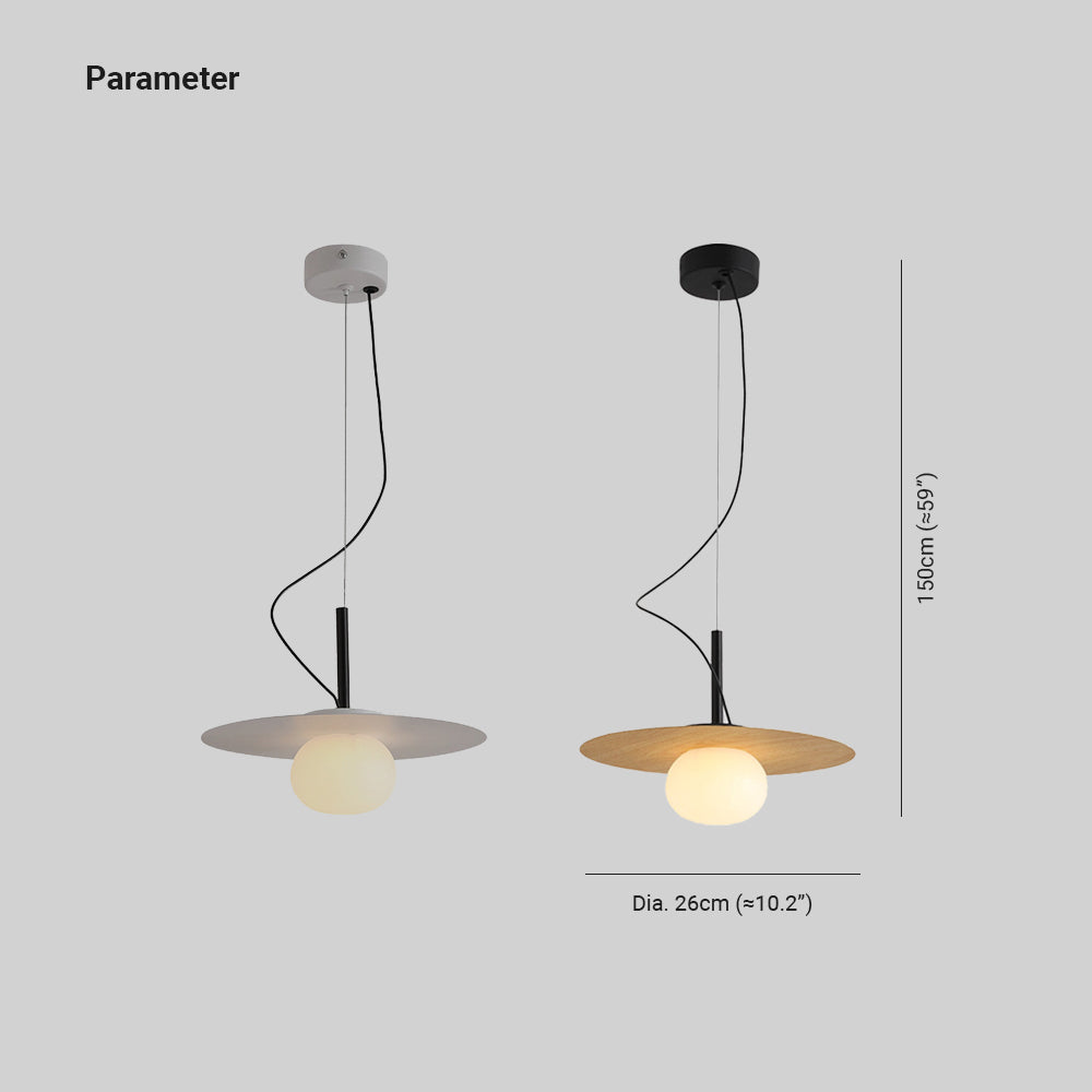 Arisha Minimalista Lámpara Colgante Metal Vidrio Comedor Estudio