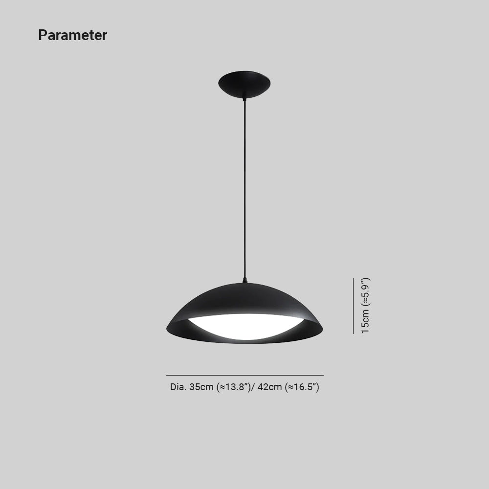 Valentina Moderno Minimalista Lámpara Colgante Metal Comedor
