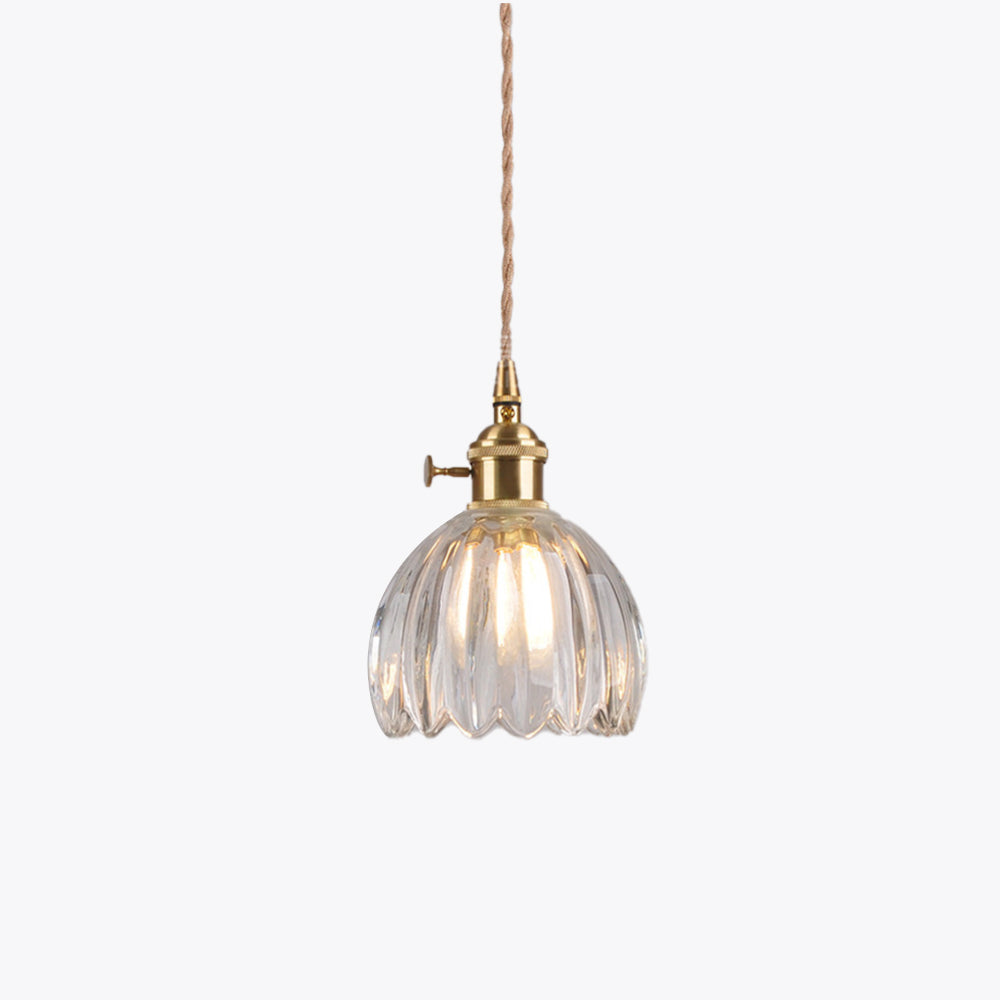 Valentina Retro LED Lámpara Colgante Vidrio Salón