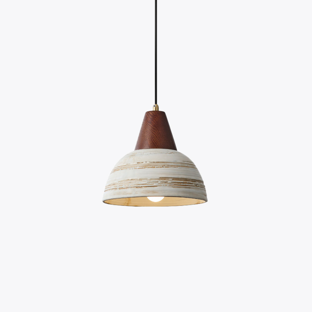 Muto Nórdico LED Lámpara Colgante Metal/Cerámica/Madera Dormitorio