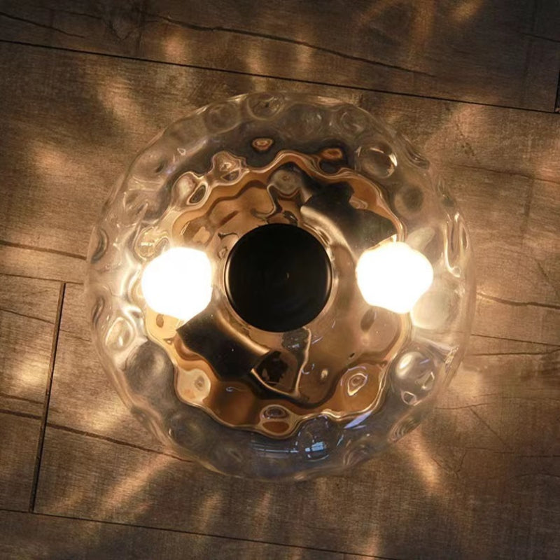 Arisha Diseño Lámpara de Techo Empotrada Metal/Vidrio Salón/Cocina