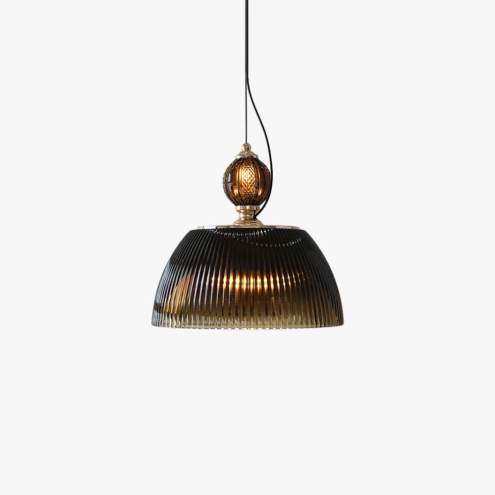 Silva Retro Metal/Vidrio Lámpara Colgante Dormitorio/ Estudio/ Salón