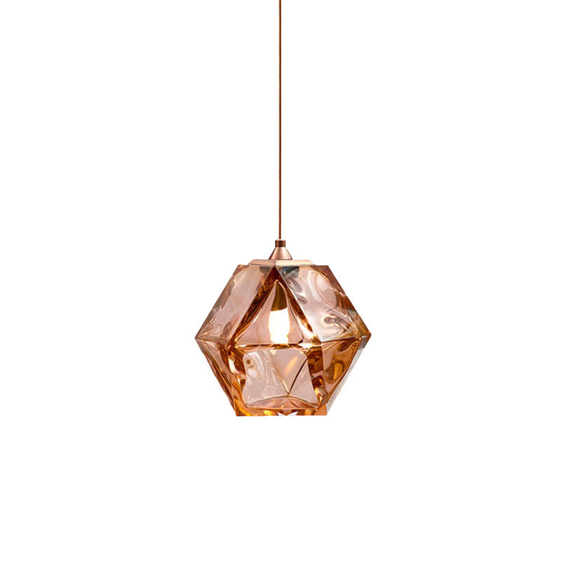 Valentina Poliedro LED Lámpara Colgante Metal/Vidrio Dormitorio/Cocina