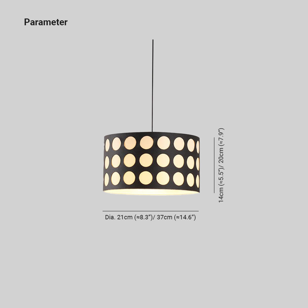 Valentina Redondo Retro LED Lámpara Colgante Metal/Tejido Salón