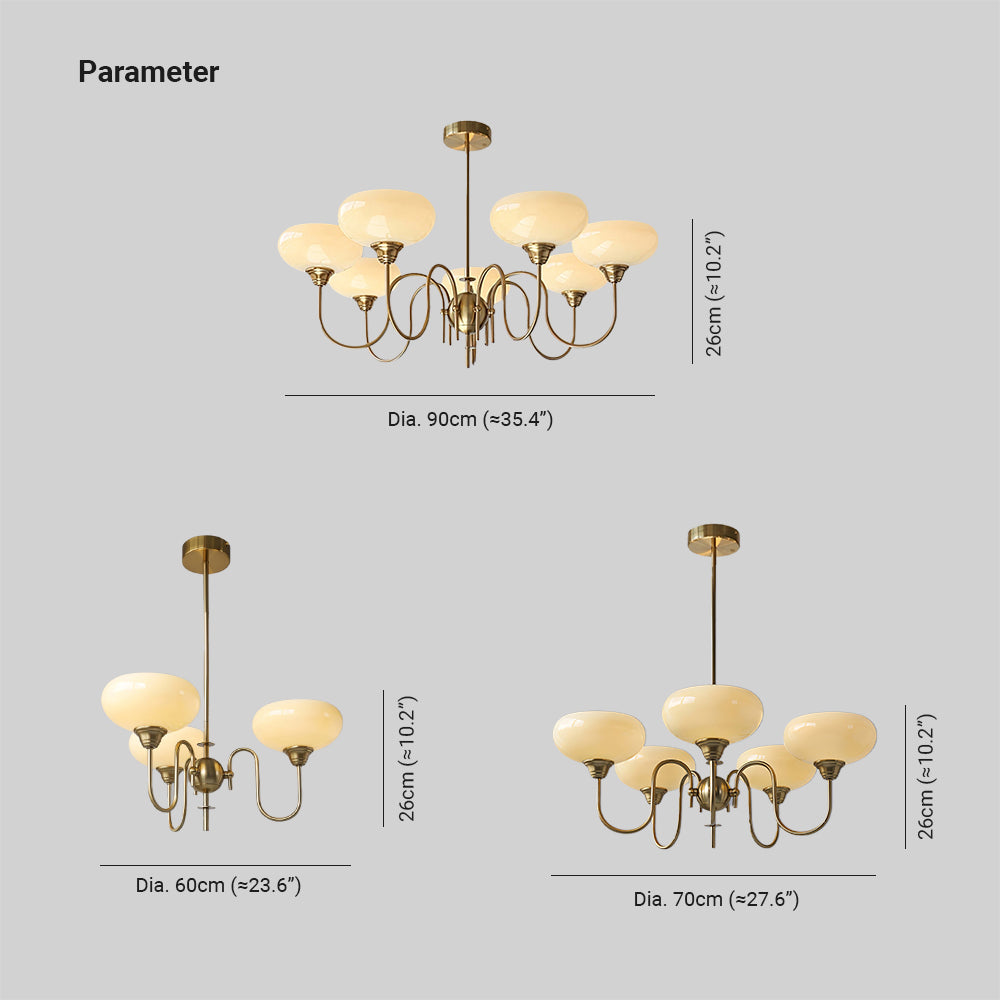 Arisha Vintage LED Metal Vidrio Lámpara Colgante Salón Dormitorio