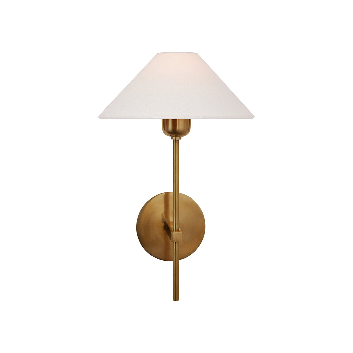 Zosilara Vintage Industrial Brass Fabric Sconce Wall Lamp - Lamp Copper
