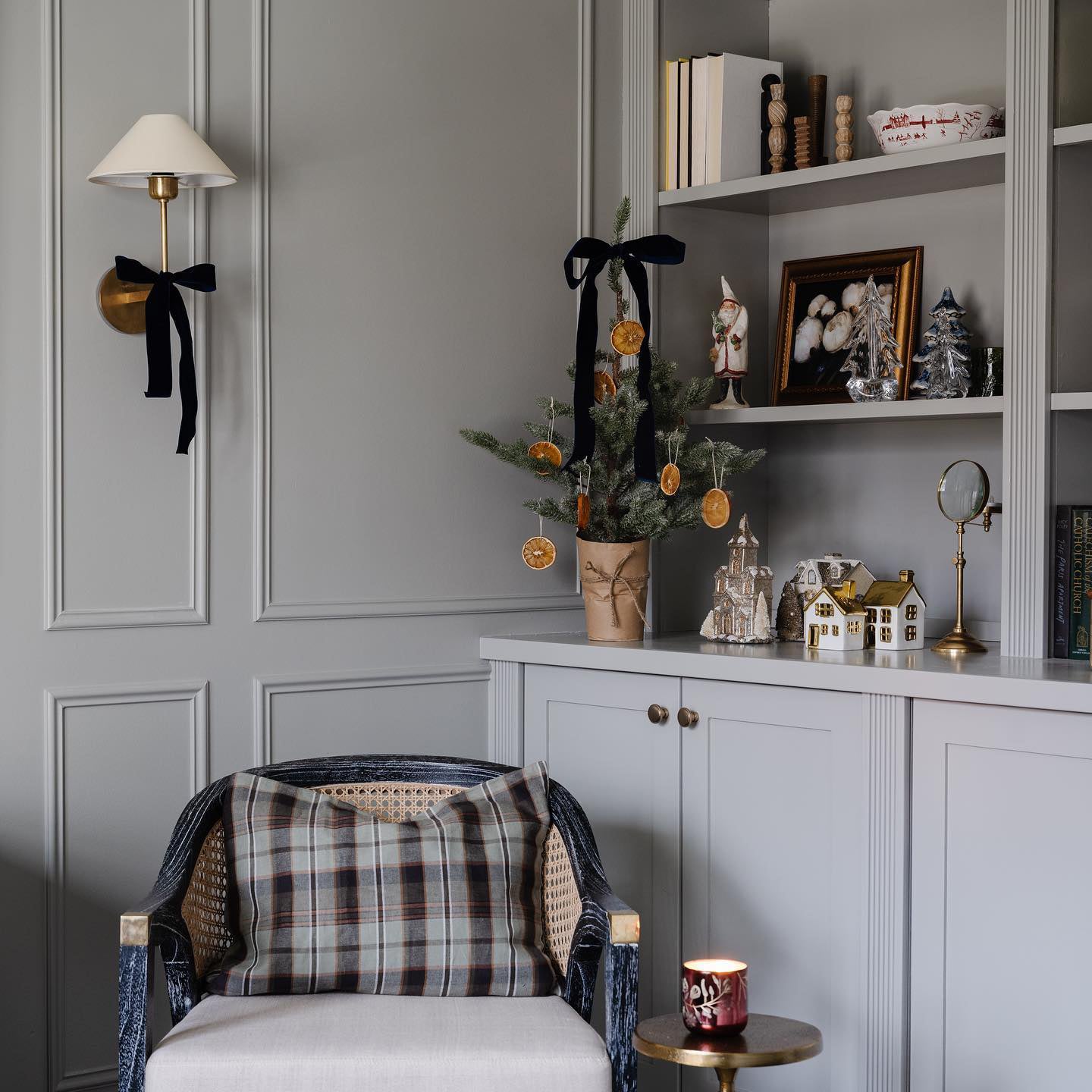 Silva Lámpara de Pared con Pantalla Cónica Blanca de Tela