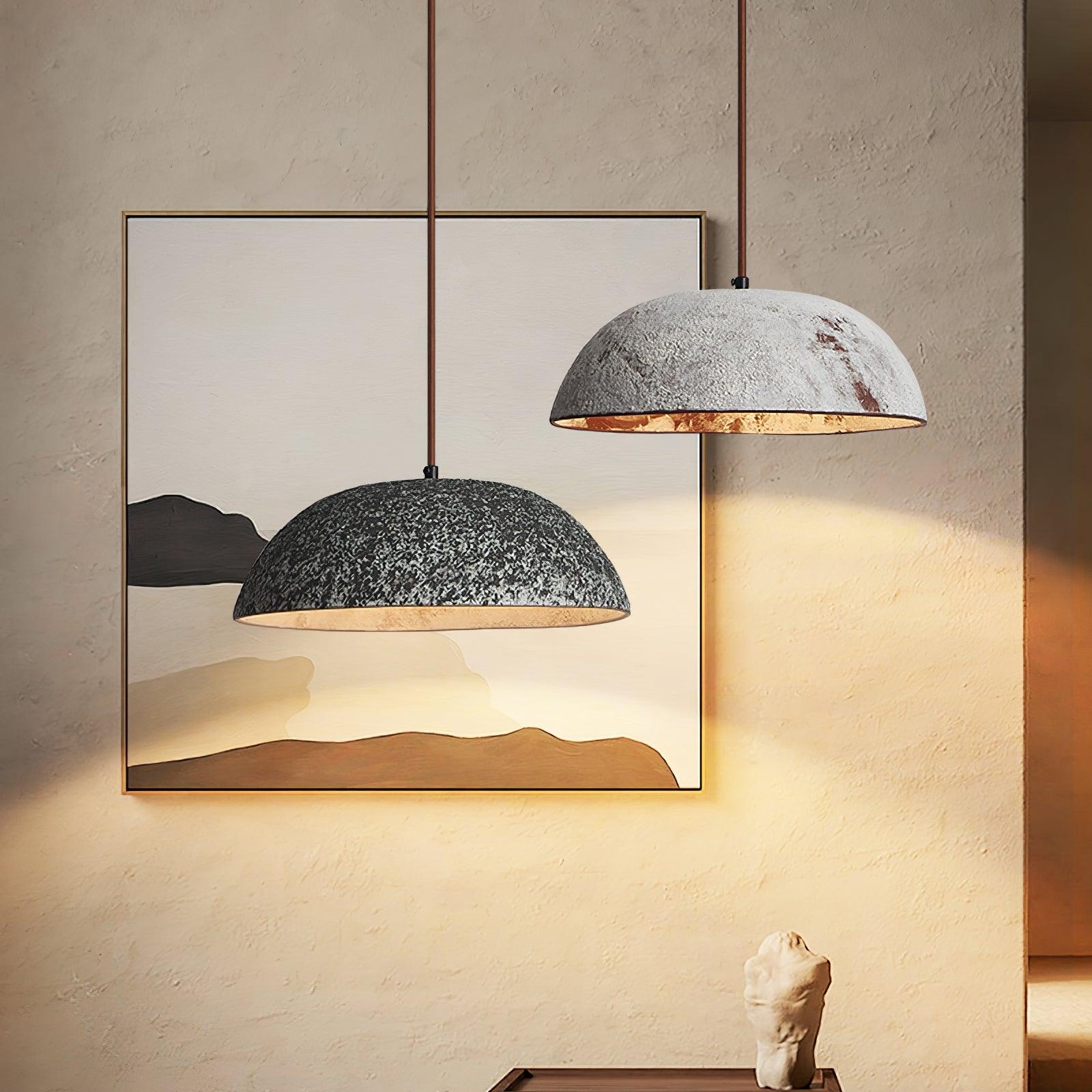 Half Dome Vintage Ceramic Pendant Lamp - Letslighting