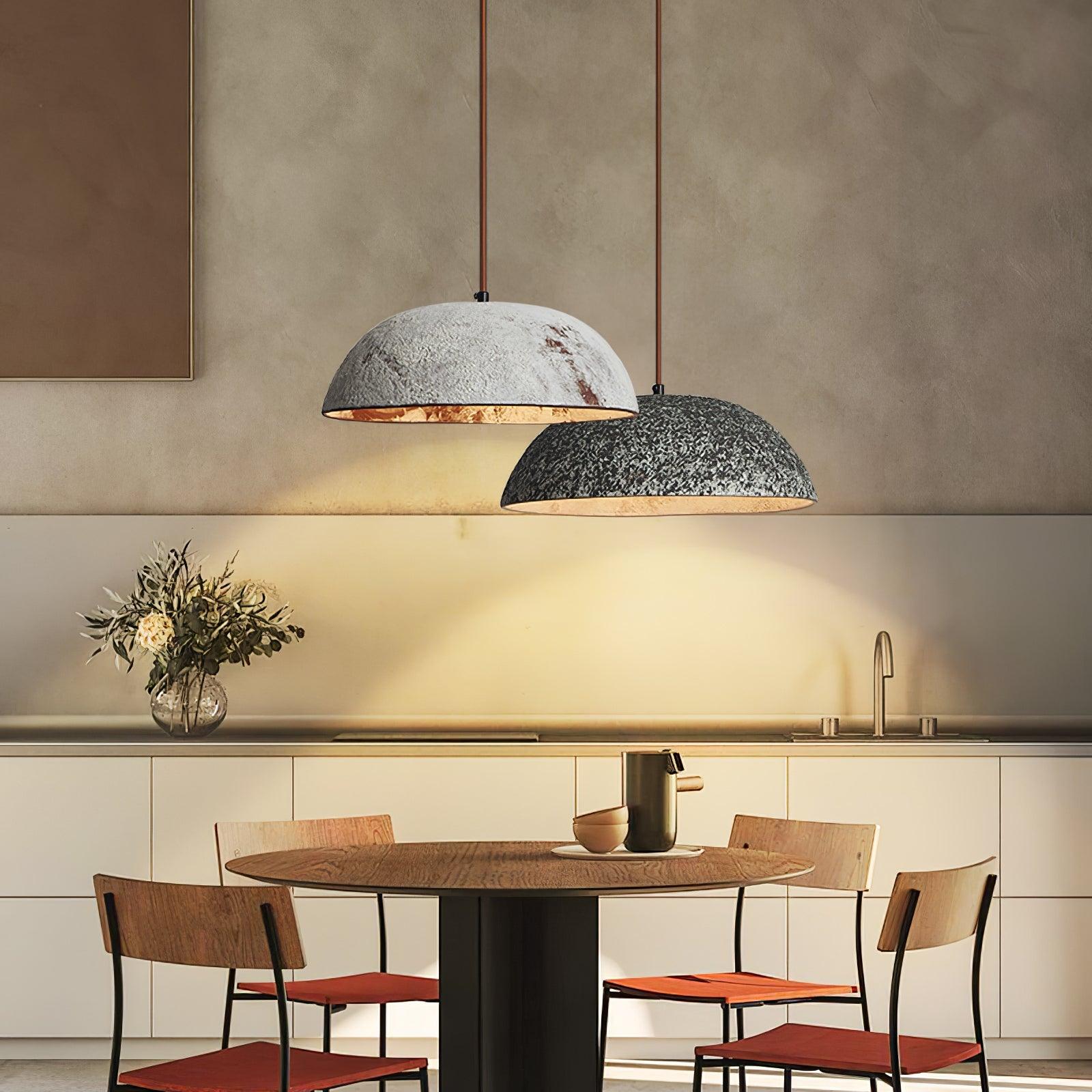 Half Dome Vintage Ceramic Pendant Lamp - Letslighting
