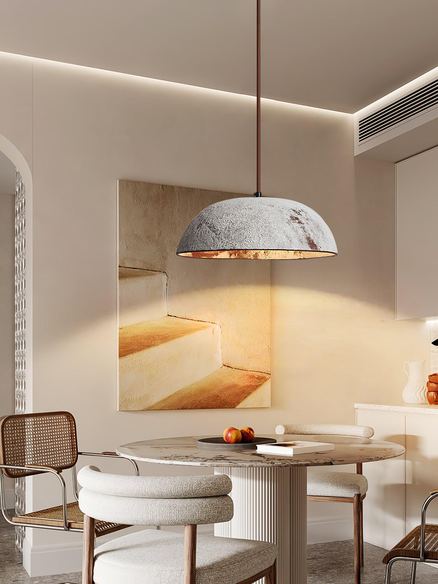 Half Dome Vintage Ceramic Pendant Lamp - Letslighting