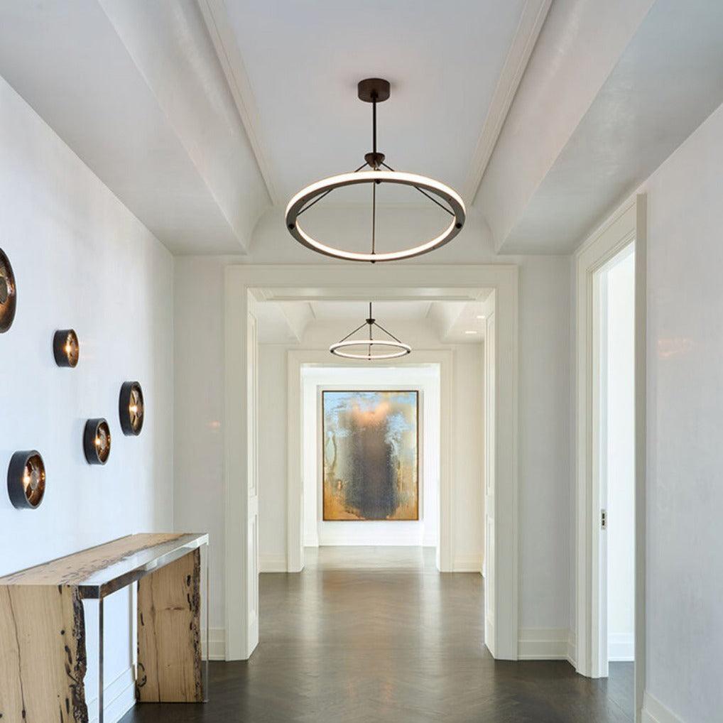 Cascading Ring Circle Pendant Lamp - Letslighting