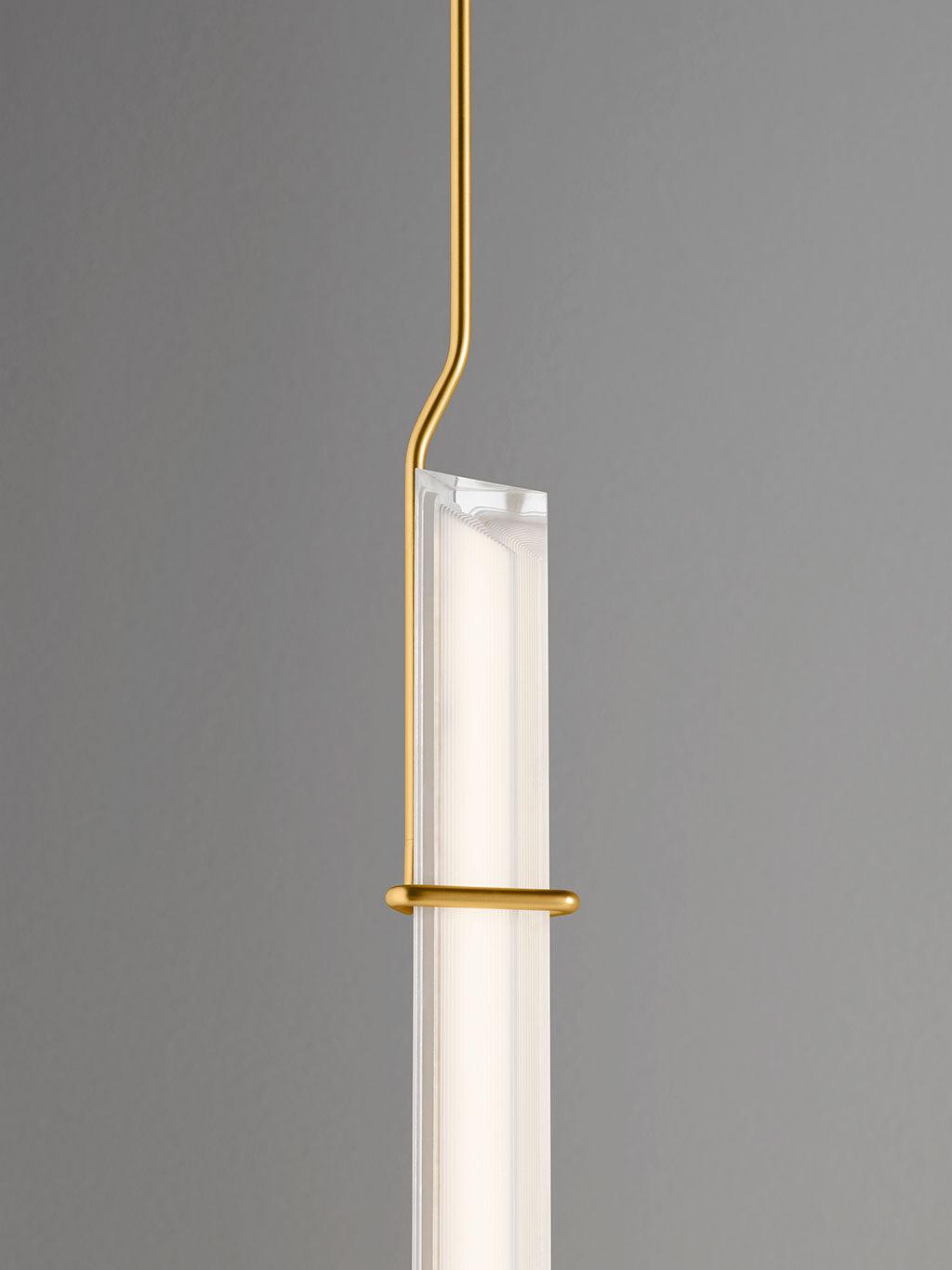 Halo Jewel Straight Pendant Light - Letslighting