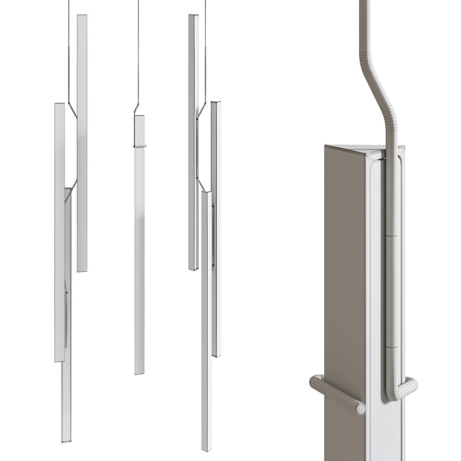 Halo Jewel Straight Pendant Light - Letslighting