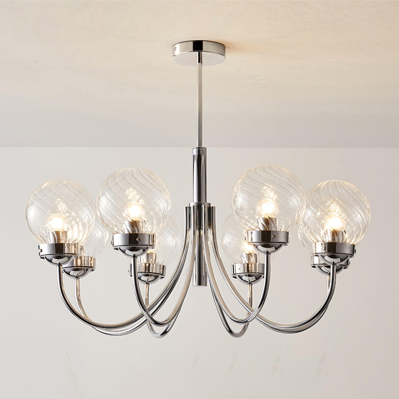 Armiriel Elegance Nordic Glass Metal Chandelier - Letslighting