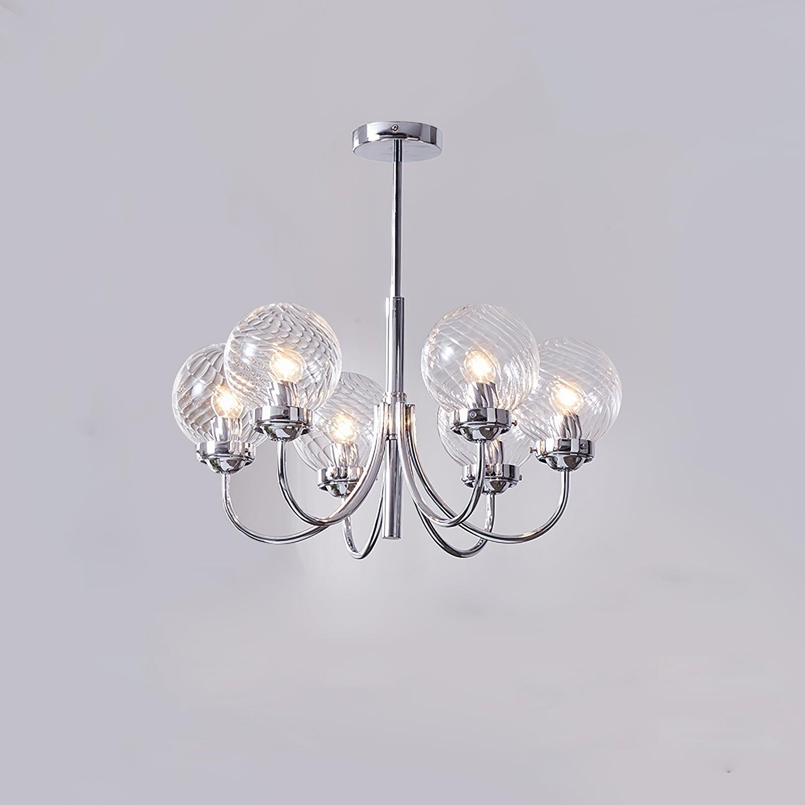 Armiriel Elegance Nordic Glass Metal Chandelier - Letslighting