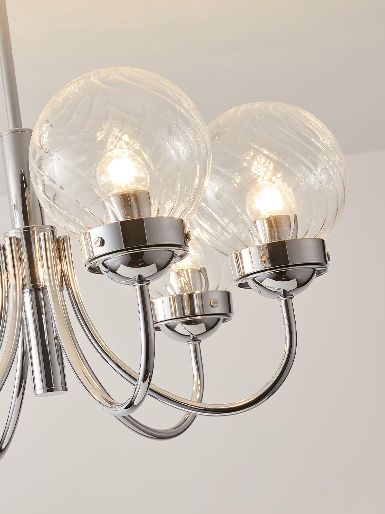 Armiriel Elegance Nordic Glass Metal Chandelier - Letslighting