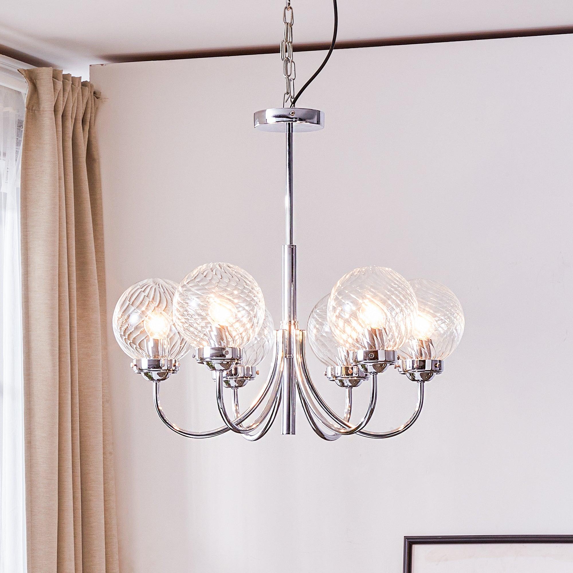 Armiriel Elegance Nordic Glass Metal Chandelier - Letslighting