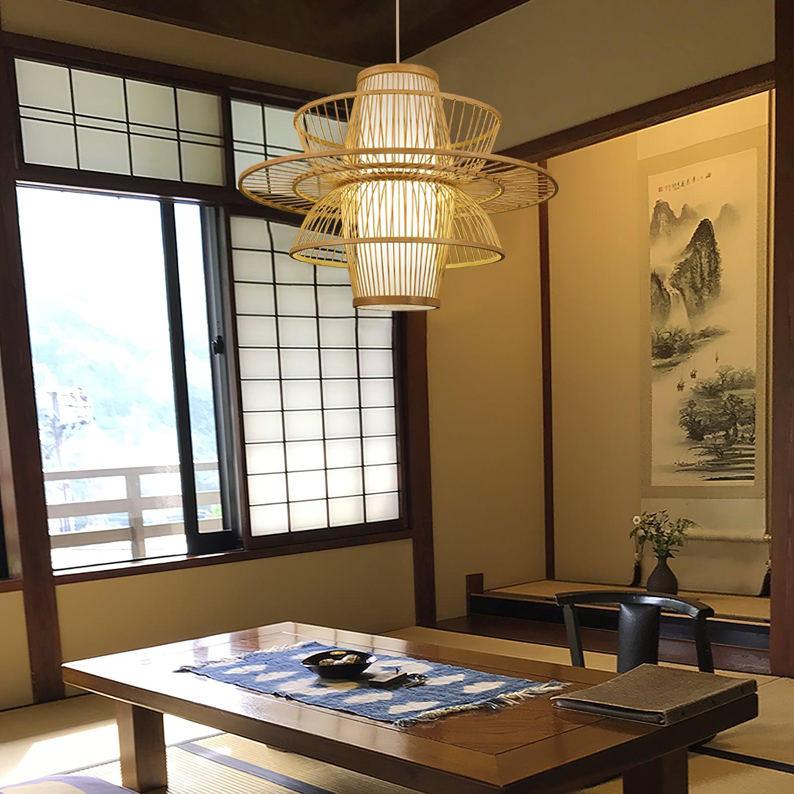 Handmade Sigyn Bamboo Pendant Lamp - Letslighting