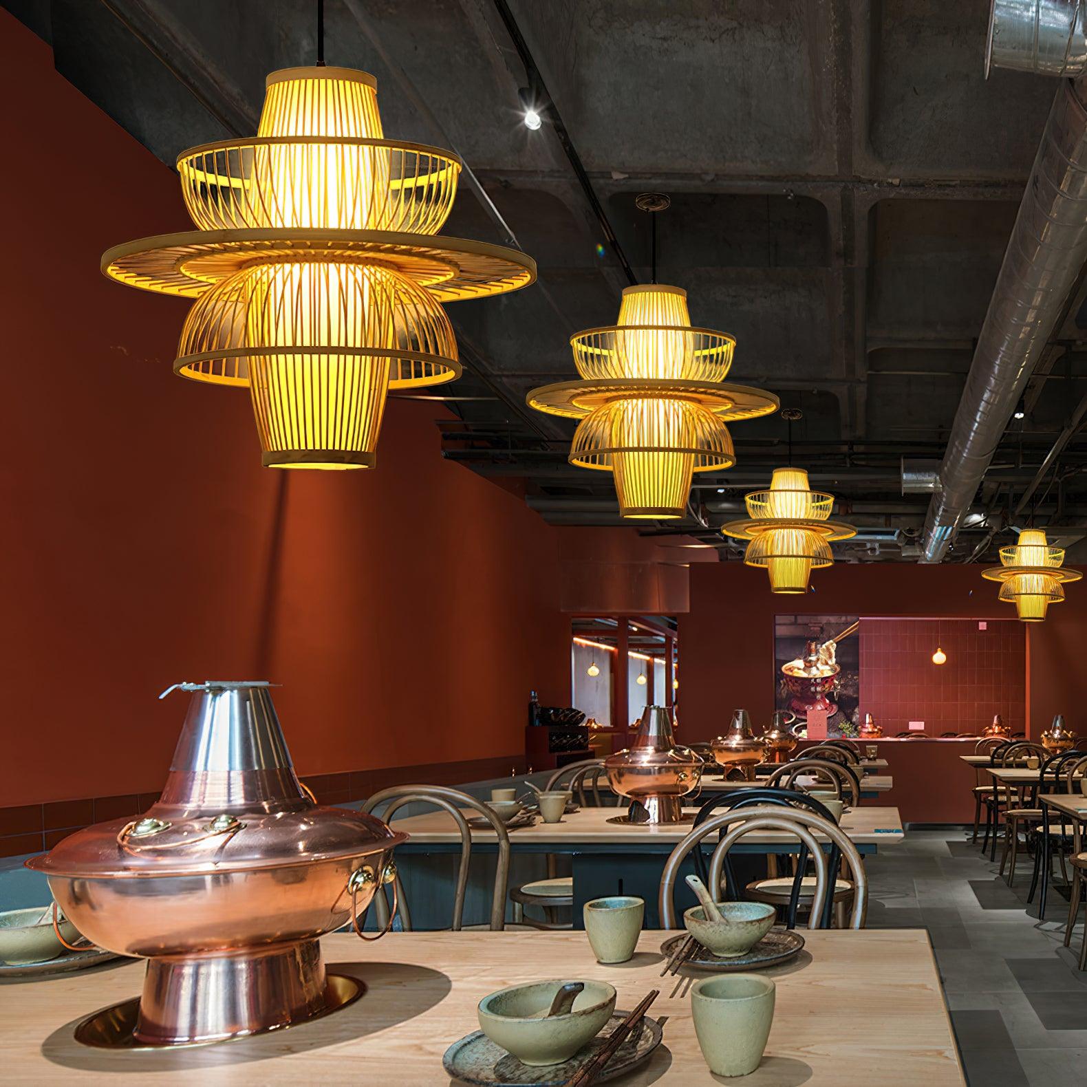 Handmade Sigyn Bamboo Pendant Lamp - Letslighting