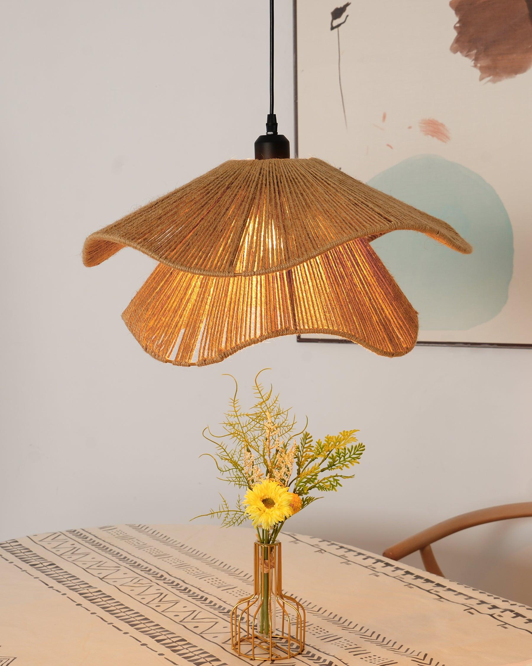 Handmade Straw Hat Pendant Lamp - Letslighting