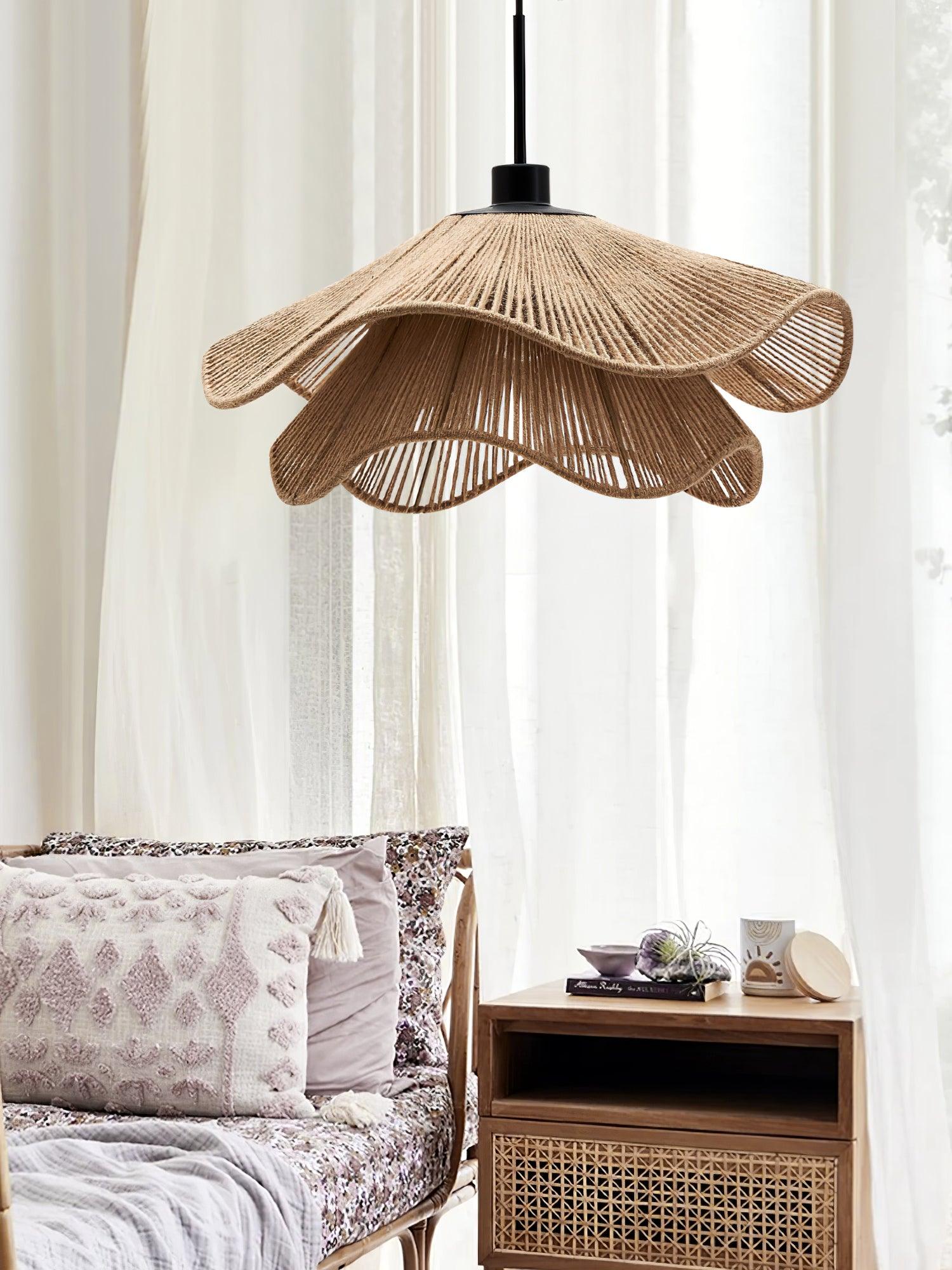 Handmade Straw Hat Pendant Lamp - Letslighting